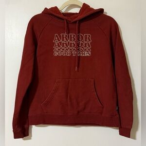Arbor Men's Burgundy Hoodie Sweater